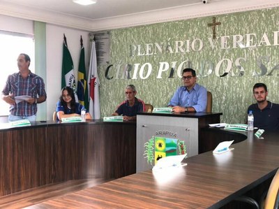 Reunião solene de posse dos Representantes de Turma da E.E. Manoel Gonçalves Boaventura e suplentes 2024