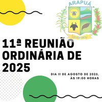 11ª Reunião Ordinária de 2025.