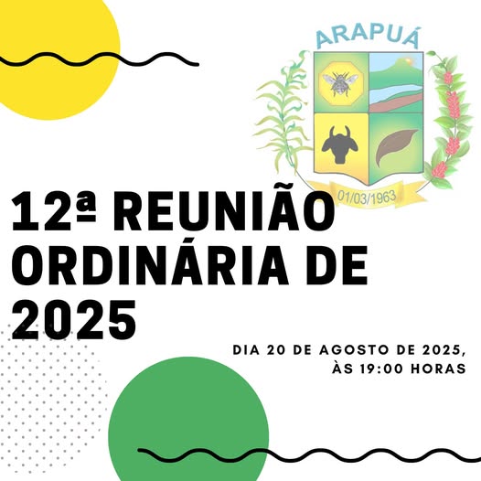 12ª Reunião Ordinária de 2025.
