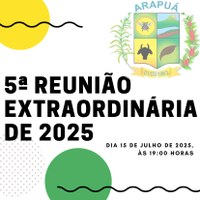 5ª Reunião Extraordinária de 2025.