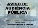 AVISO DE AUDIÊNCIA PÚBLICA