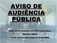 AVISO DE AUDIÊNCIA PÚBLICA