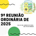 9ª Reunião Ordinária de 2025.