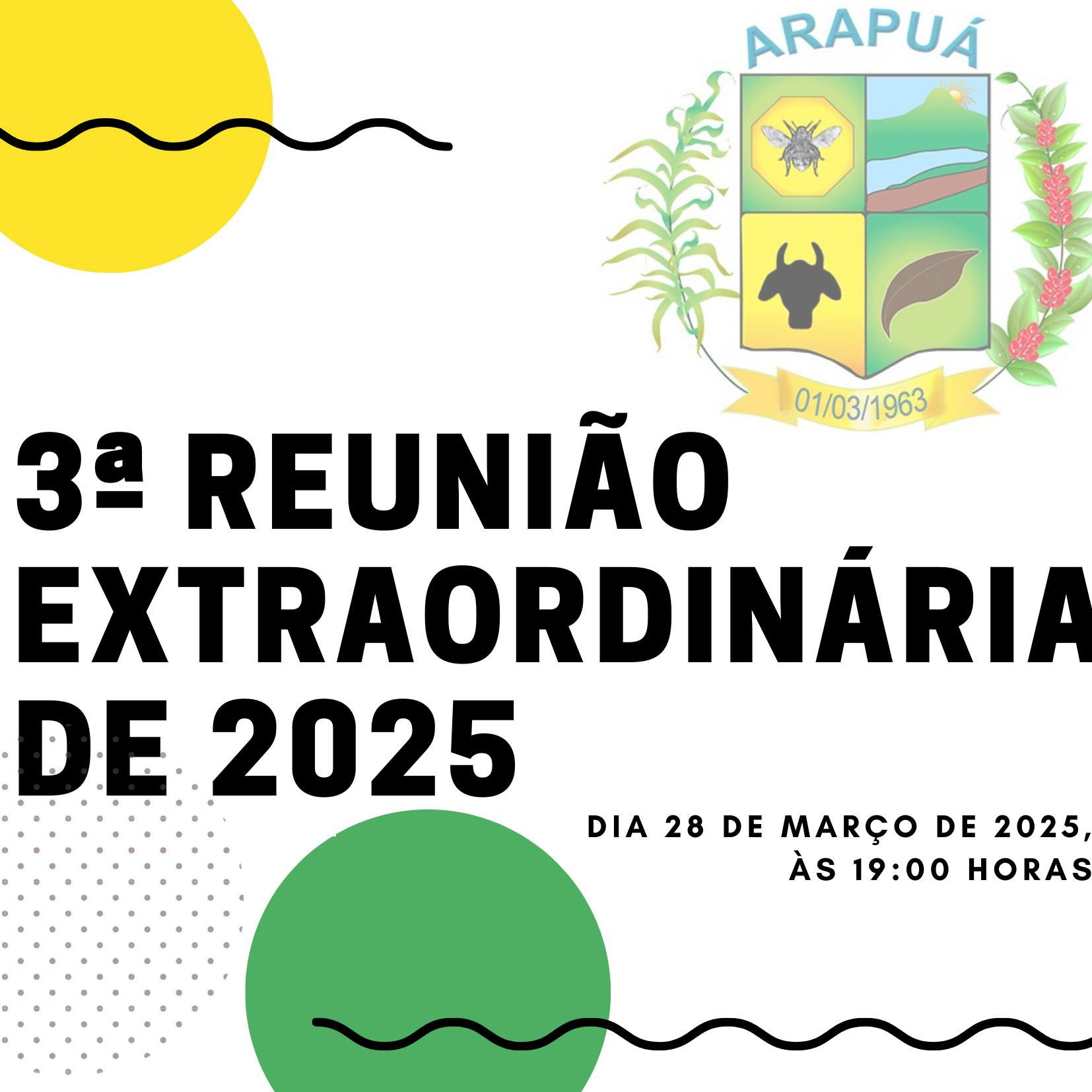 3ª Reunião Extraordinária de 2025.