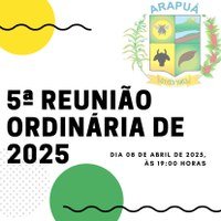 5ª Reunião Ordinária de 2025.